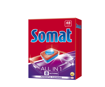 Akcesoria do zmywarek SOMAT Tabletki do zmywarki  ALL IN ONE 48 szt.